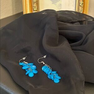Blue Dangle Earrings